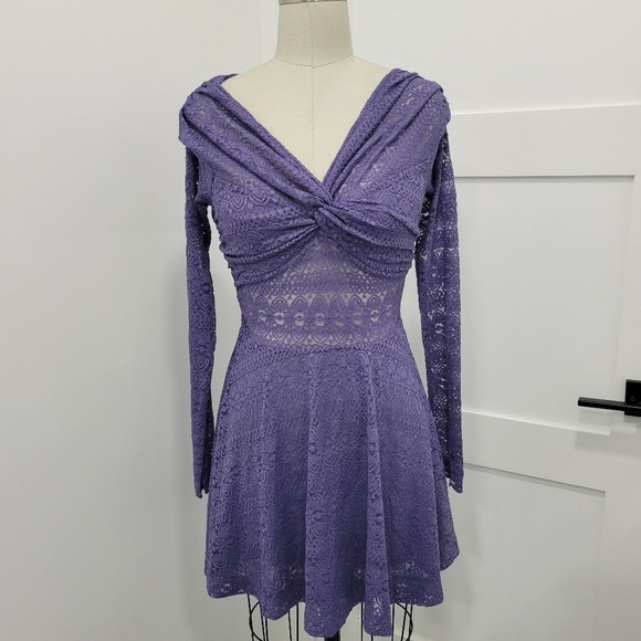 NWOT Free People  Lila Mini Dress Size M - Picture 2 of 14